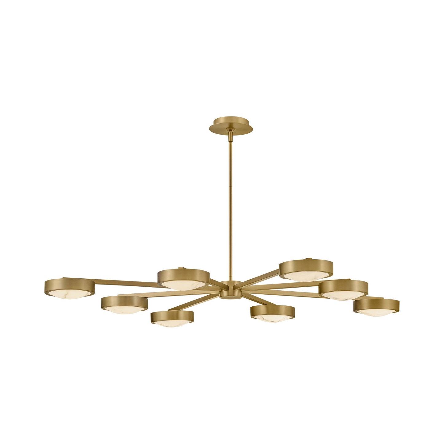 Cava LED Semi Flush Convertible Pendant Light in Detail.