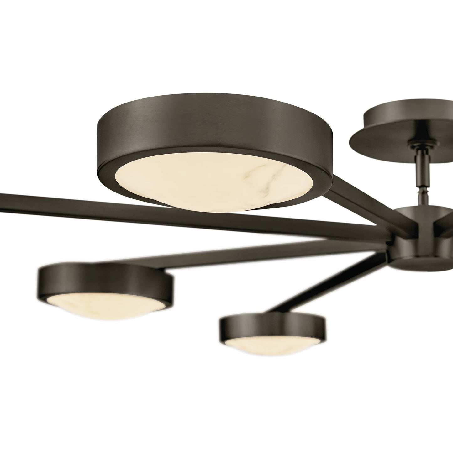 Cava LED Semi Flush Convertible Pendant Light in Detail.