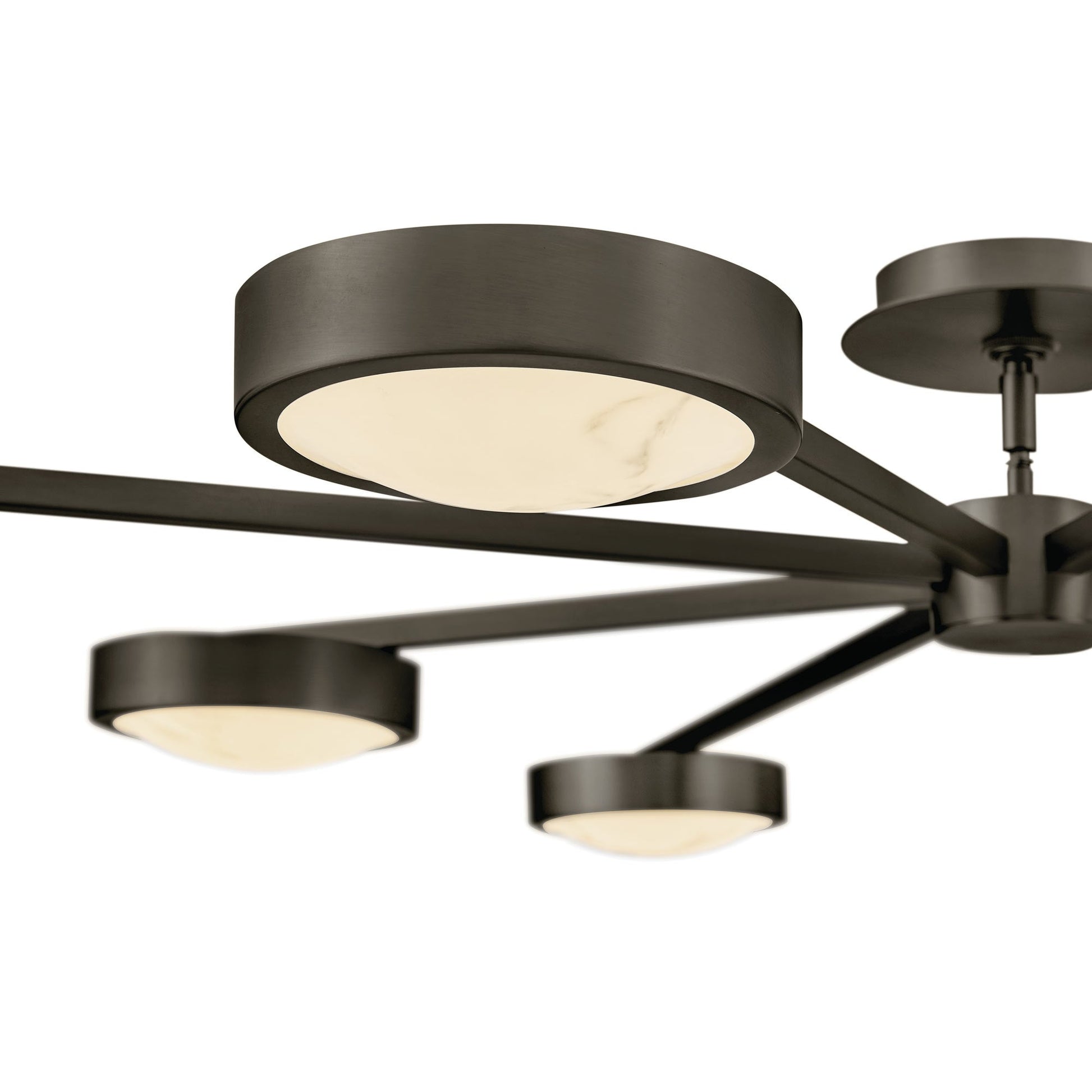 Cava LED Semi Flush Convertible Pendant Light in Detail.