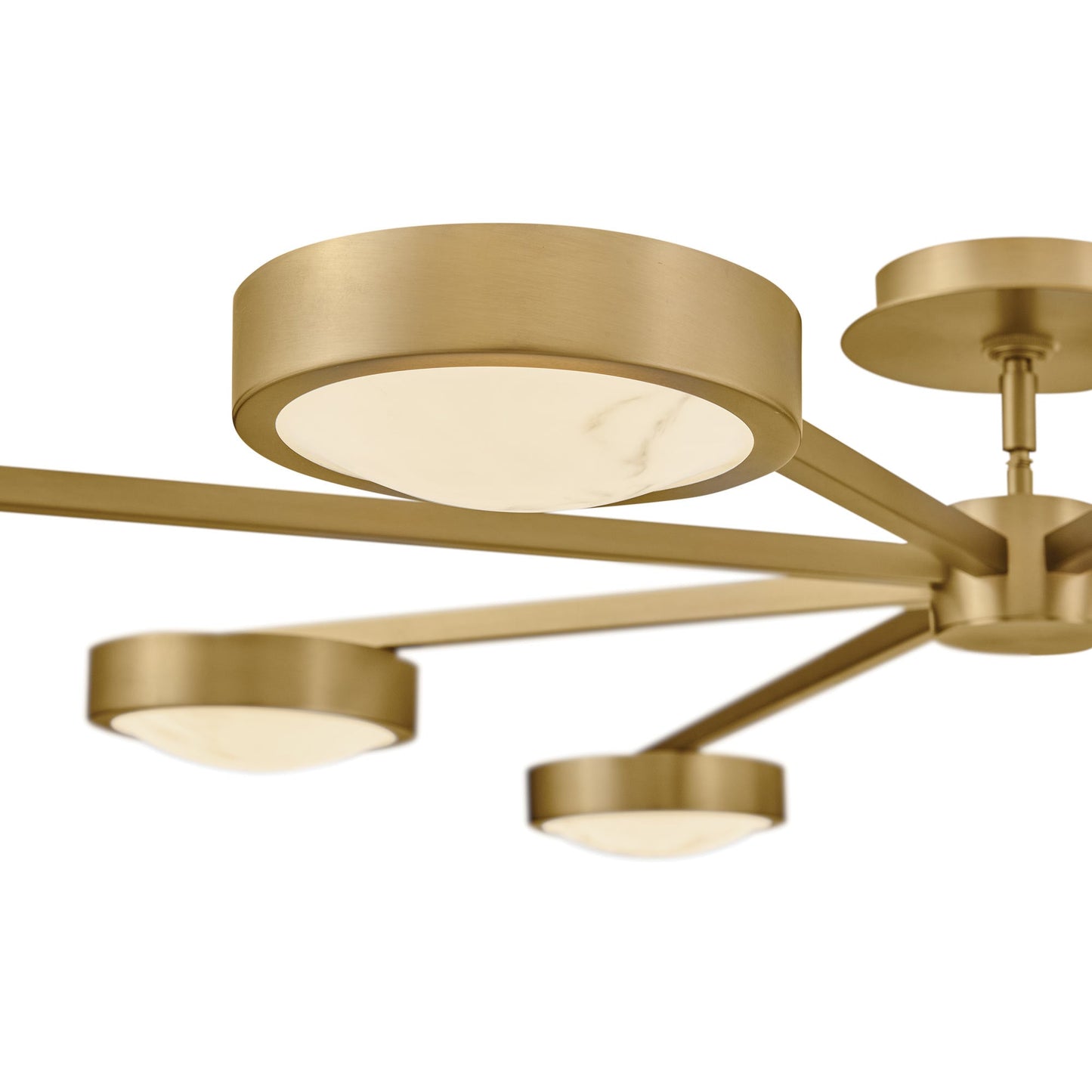 Cava LED Semi Flush Convertible Pendant Light in Detail.