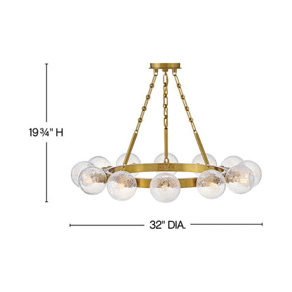 Coco Chandelier - line drawing.