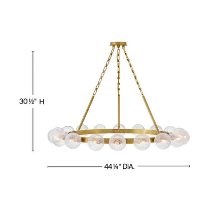 Coco Chandelier - line drawing.