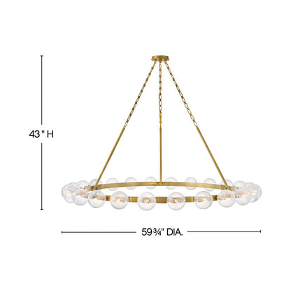 Coco Chandelier - line drawing.