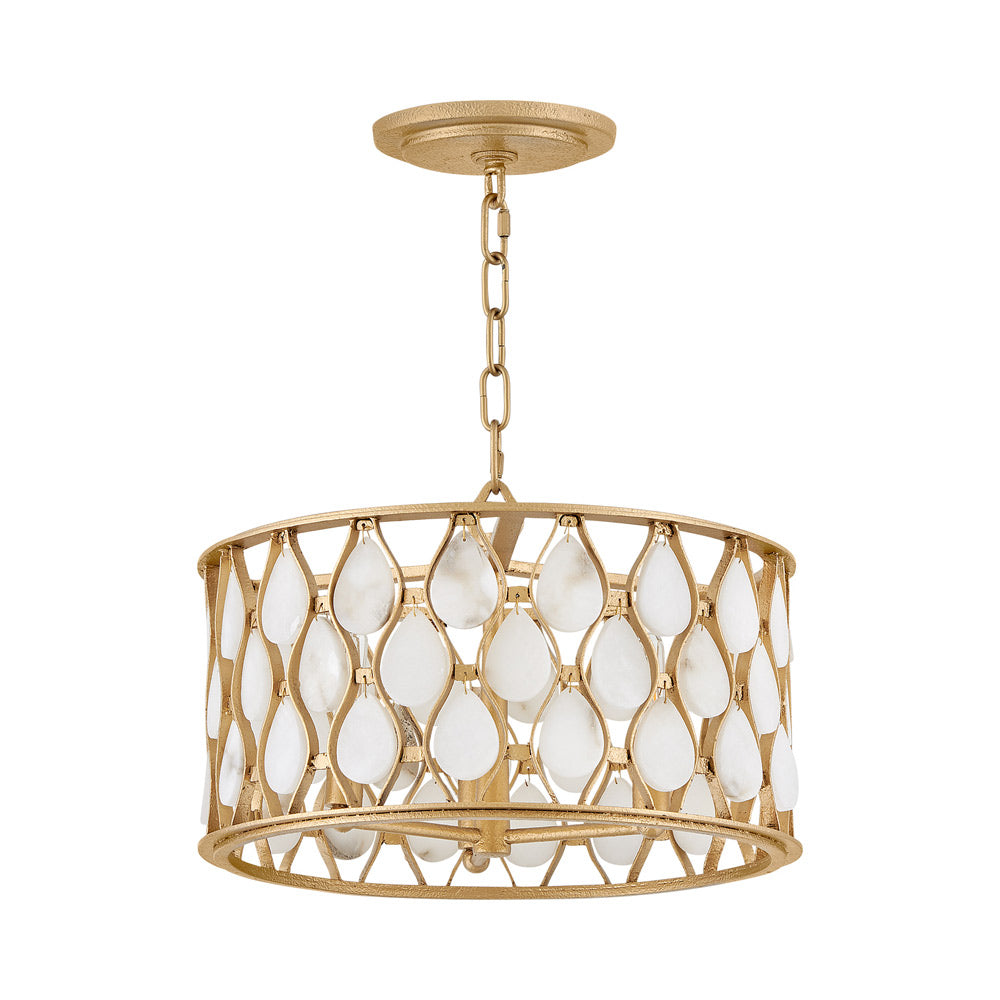 Estie Semi Flush Convertible Pendant Light in Detail.