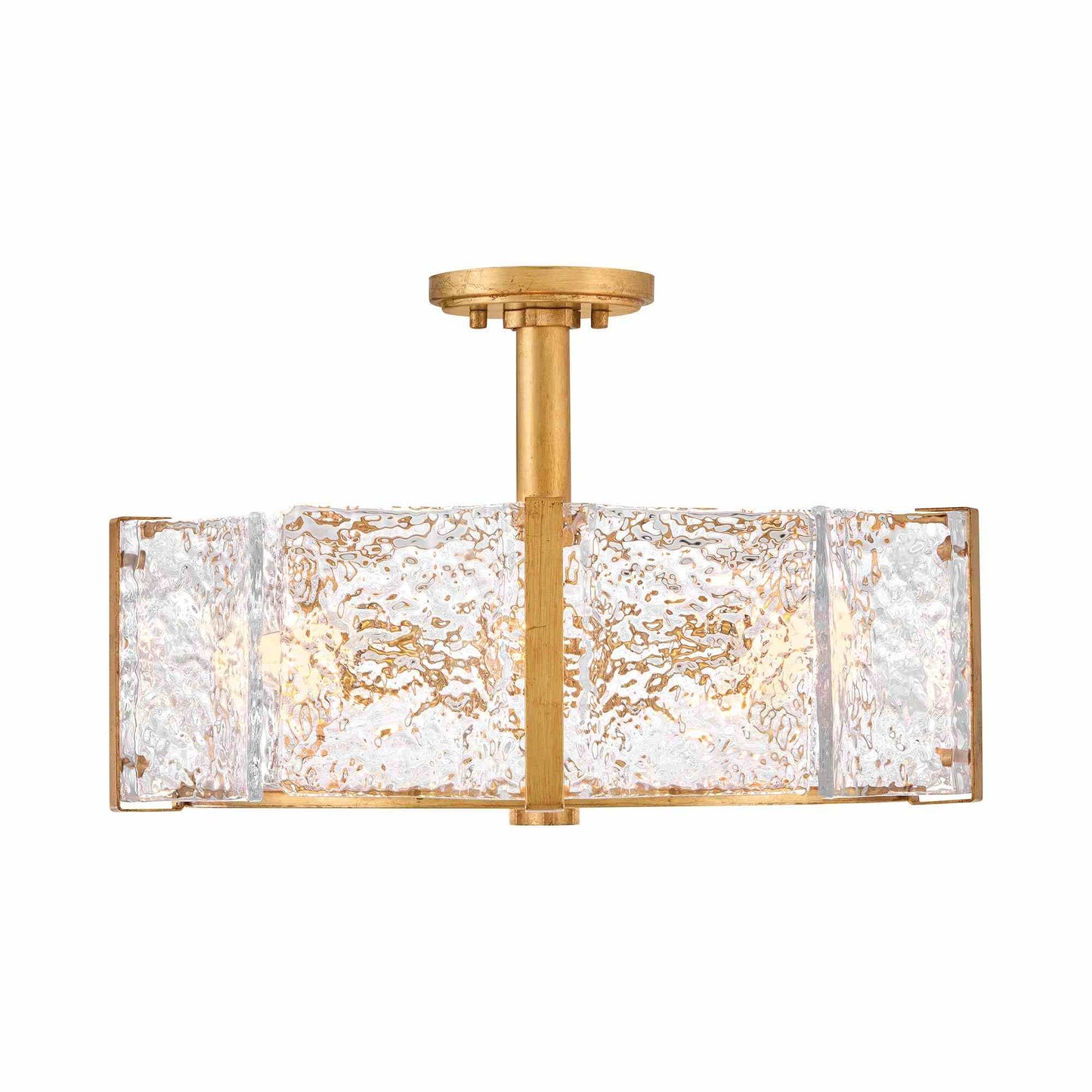 Florian Semi Flush Mount Ceiling Light in Detail.
