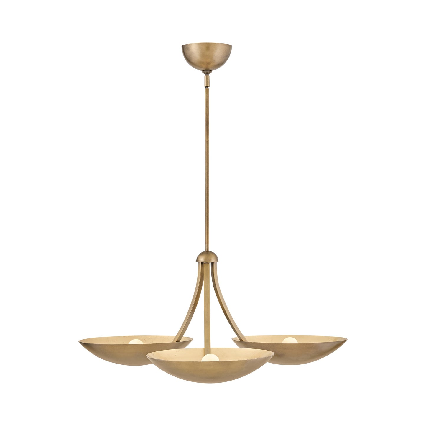 Glenn Chandelier in Gold Leaf.