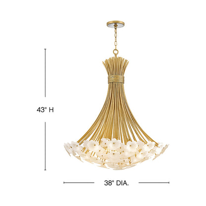 Marianne Chandelier - line drawing.