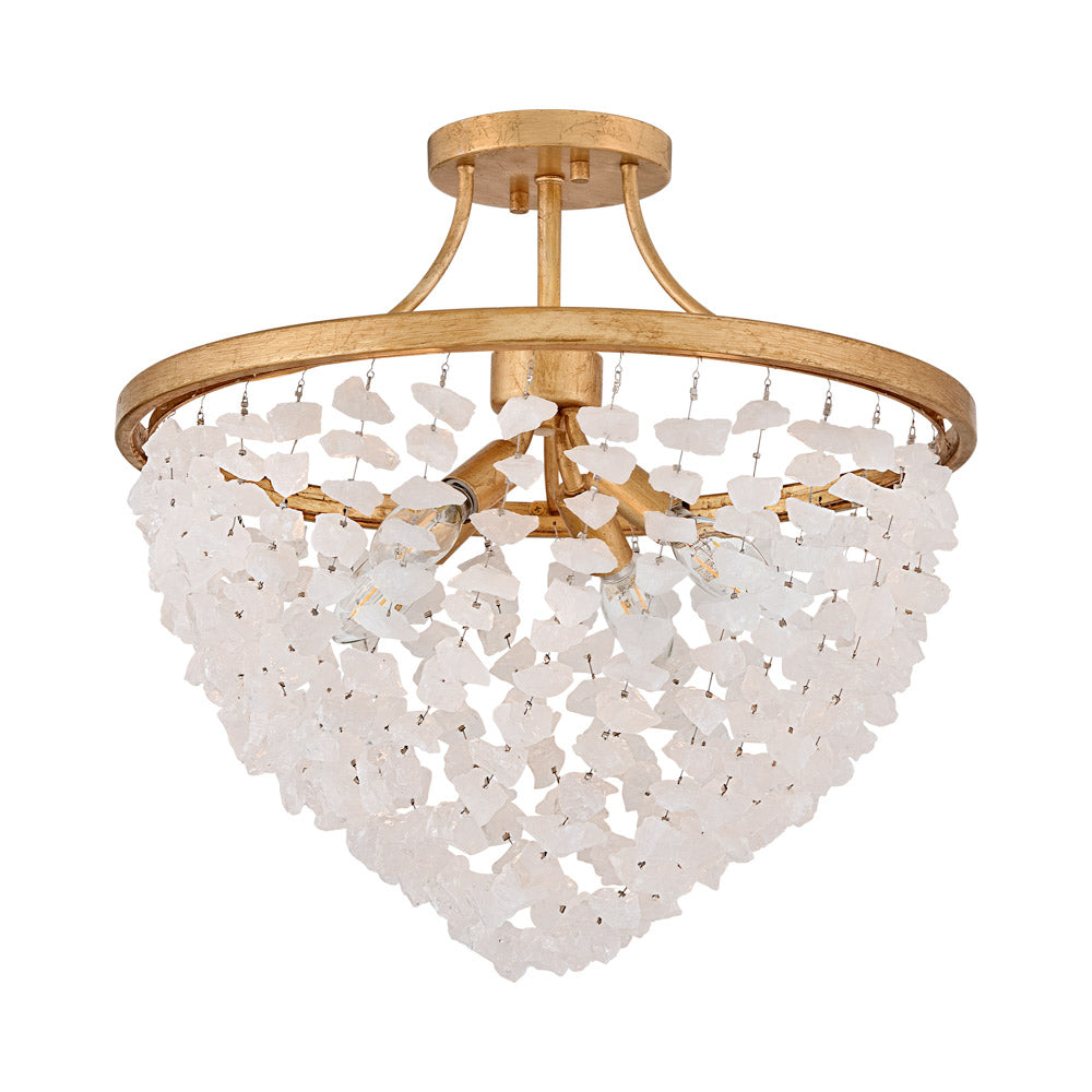 Myra Semi Flush Mount Ceiling Light in Detail.