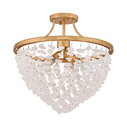 Myra Semi Flush Mount Ceiling Light in Detail.