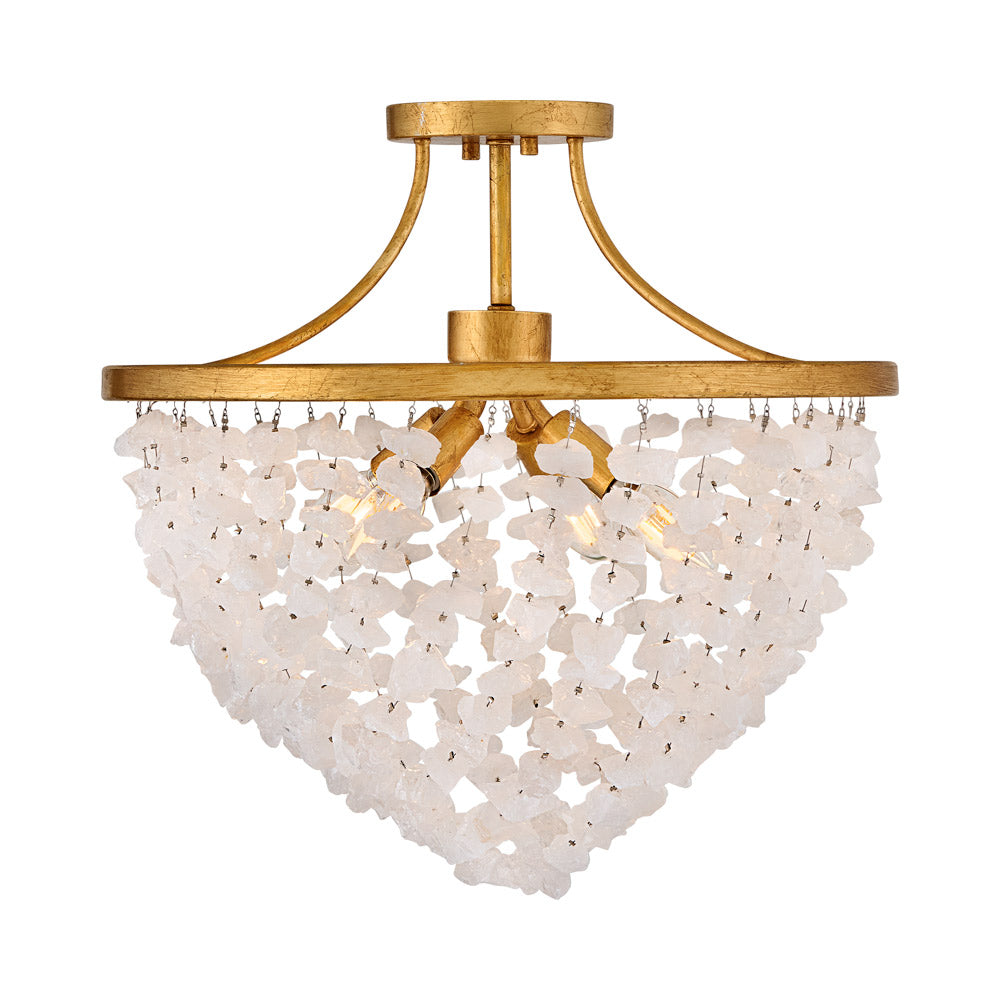 Myra Semi Flush Mount Ceiling Light in Detail.