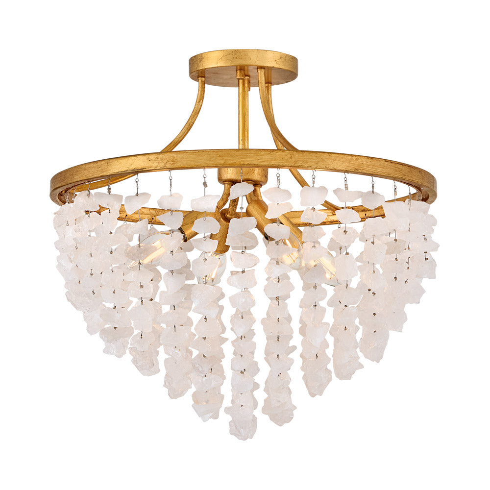 Myra Semi Flush Mount Ceiling Light in Detail.
