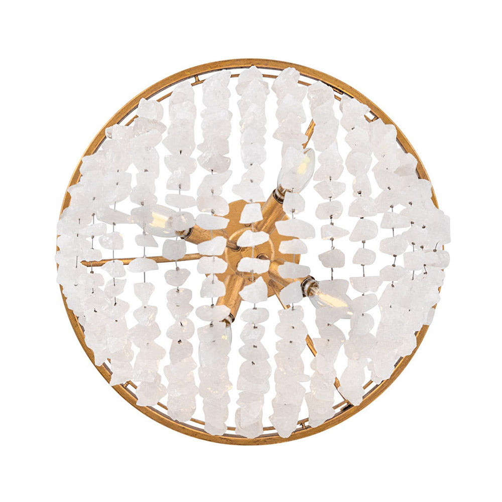Myra Semi Flush Mount Ceiling Light in Detail.