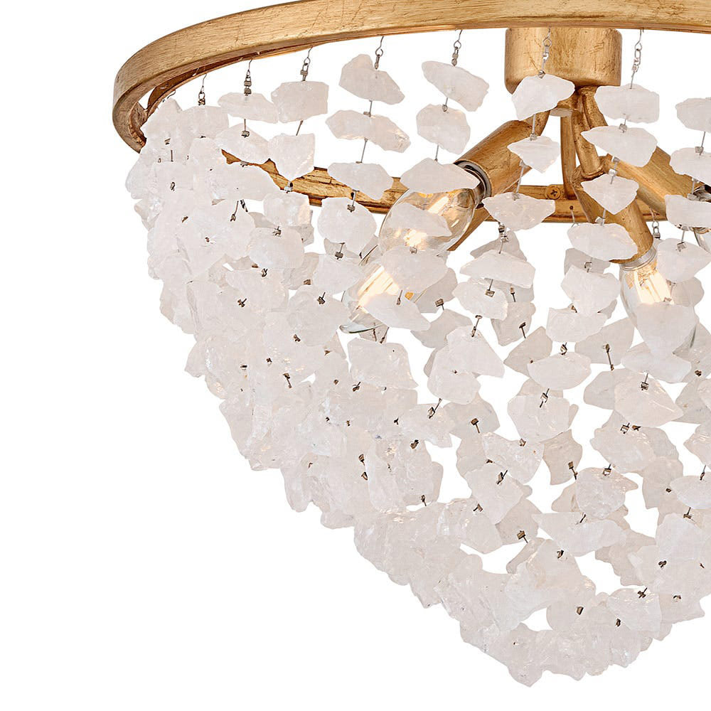 Myra Semi Flush Mount Ceiling Light in Detail.