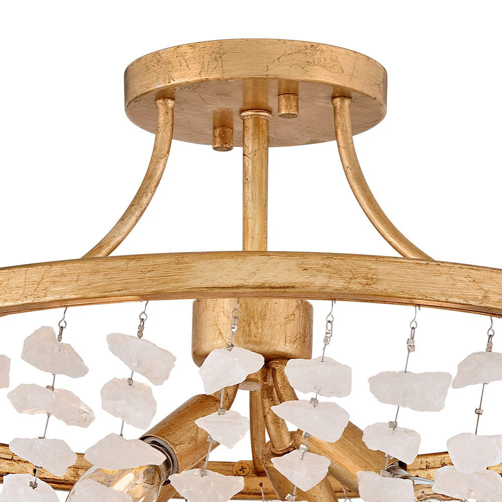 Myra Semi Flush Mount Ceiling Light in Detail.