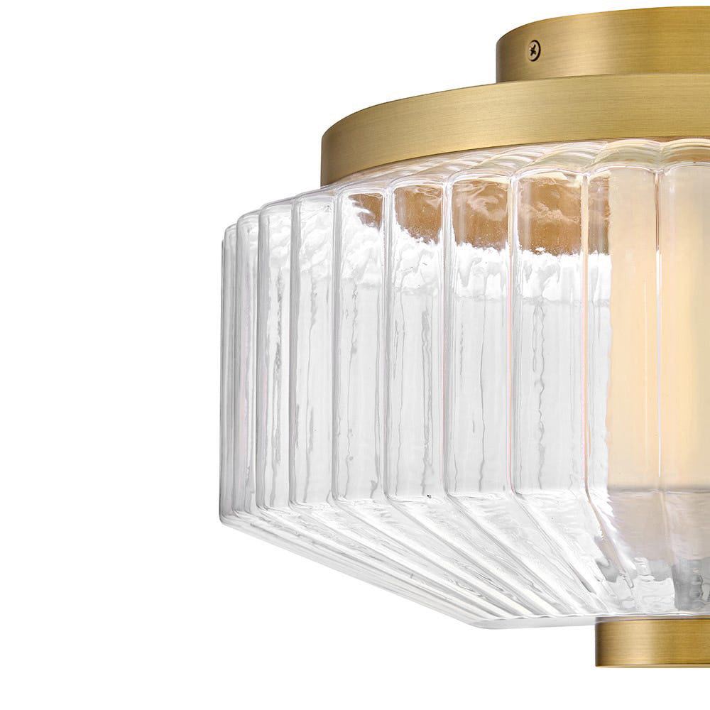 Reign LED Flush Mount Ceiling Light in Detail.