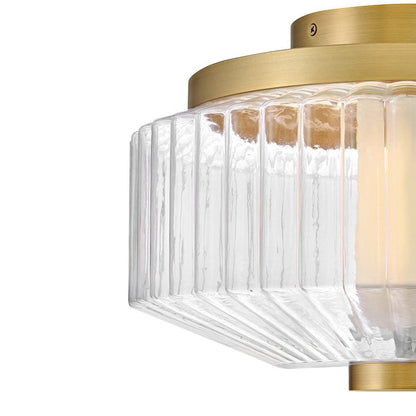 Reign LED Flush Mount Ceiling Light in Detail.