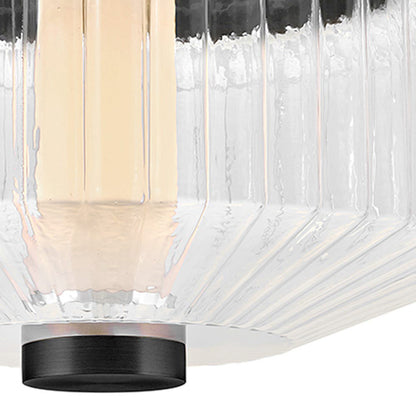 Reign LED Flush Mount Ceiling Light in Detail.