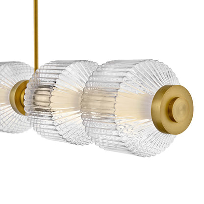 Reign LED Linear Pendant Light in Detail.