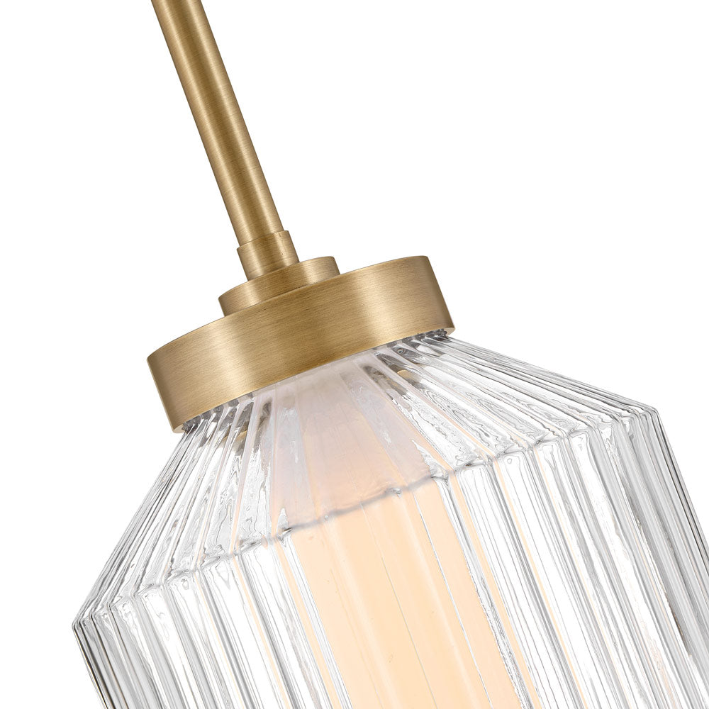 Reign LED Vertical Pendant Light in Detail.