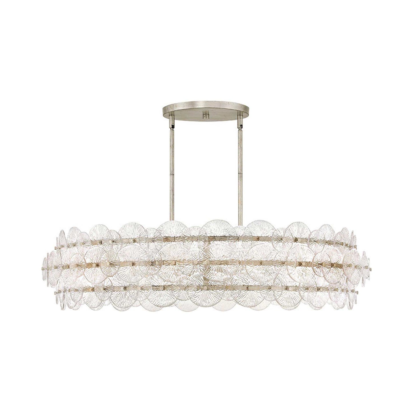 Rene Drum Chandelier in Glacial (Large).