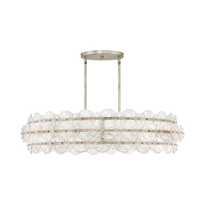 Rene Drum Chandelier in Glacial (Large).