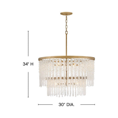 Rubina Chandelier - line drawing.