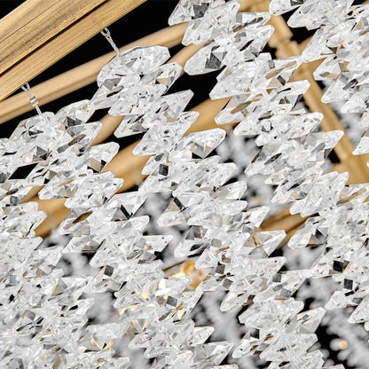 Rubina Convertible Chandelier in Detail.