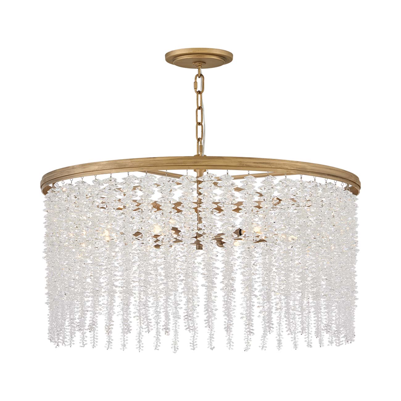 Rubina Convertible Chandelier in Detail.
