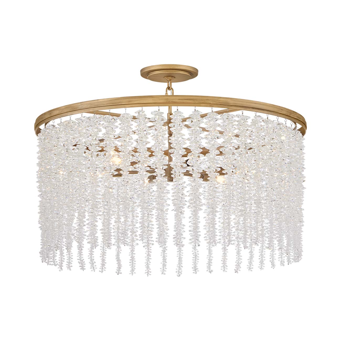 Rubina Convertible Chandelier in Detail.