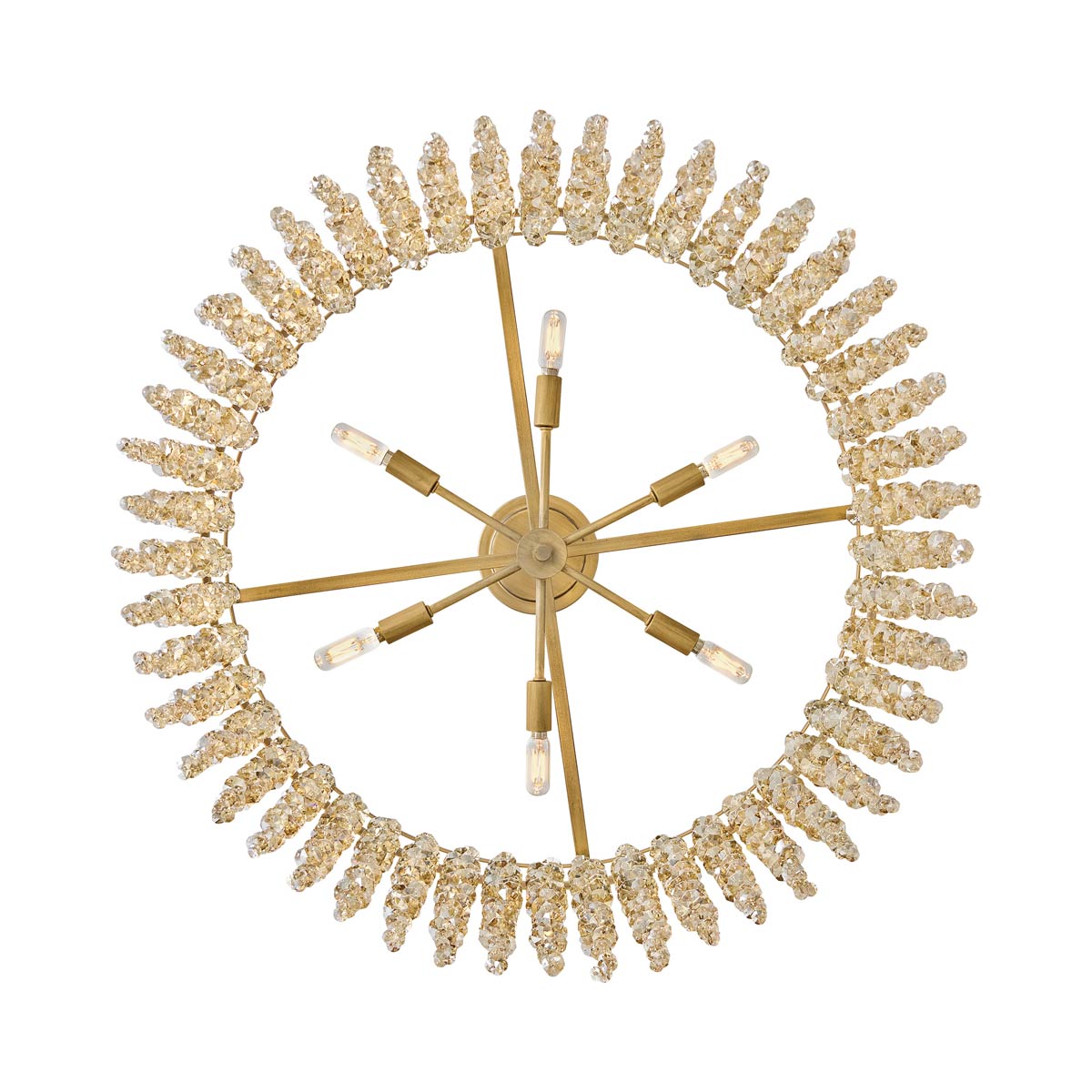 Rubina Convertible Chandelier in Detail.