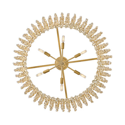 Rubina Convertible Chandelier in Detail.