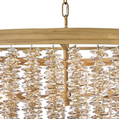 Rubina Convertible Chandelier in Detail.