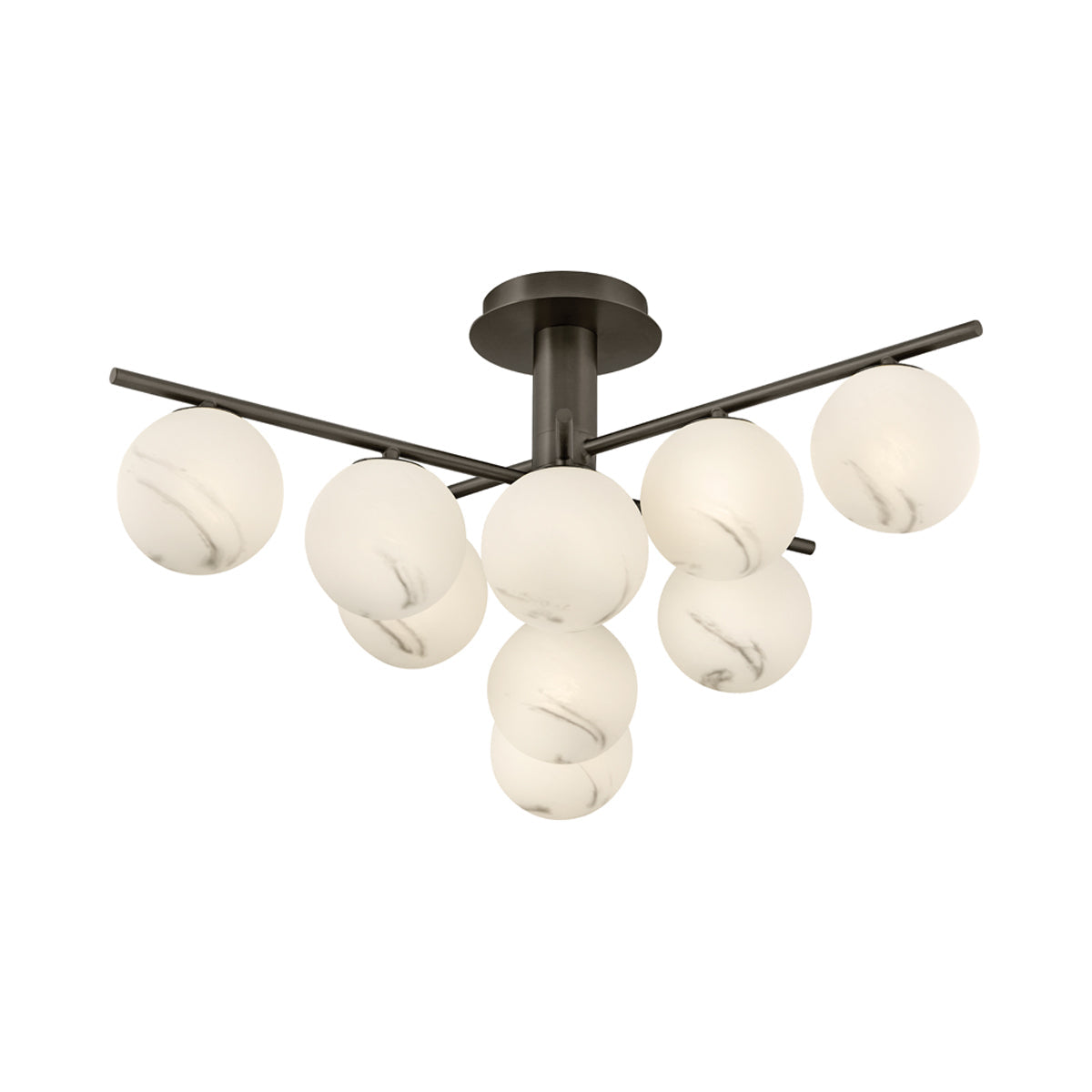 Selene Semi Flush Mount Ceiling Light in Detail.