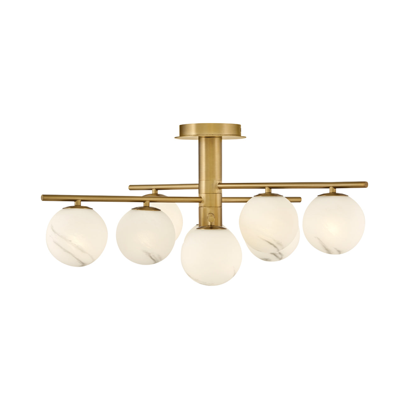 Selene Semi Flush Mount Ceiling Light in Detail.
