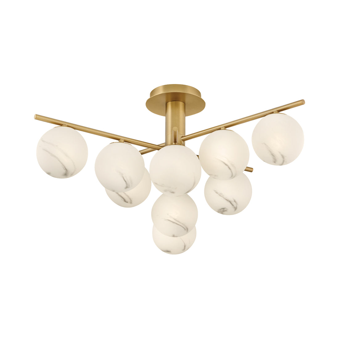 Selene Semi Flush Mount Ceiling Light in Detail.
