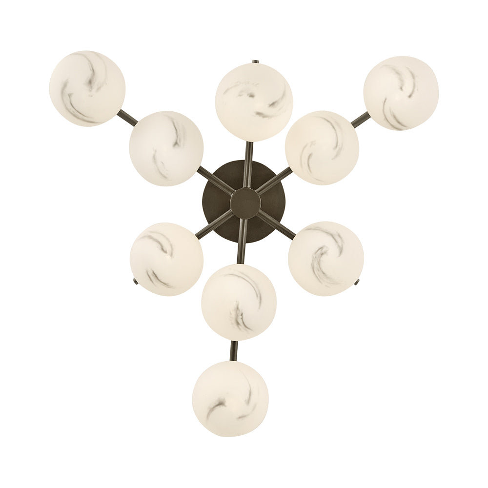 Selene Semi Flush Mount Ceiling Light in Detail.