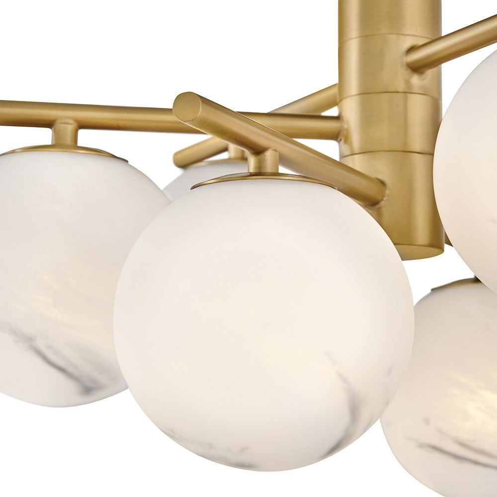 Selene Semi Flush Mount Ceiling Light in Detail.