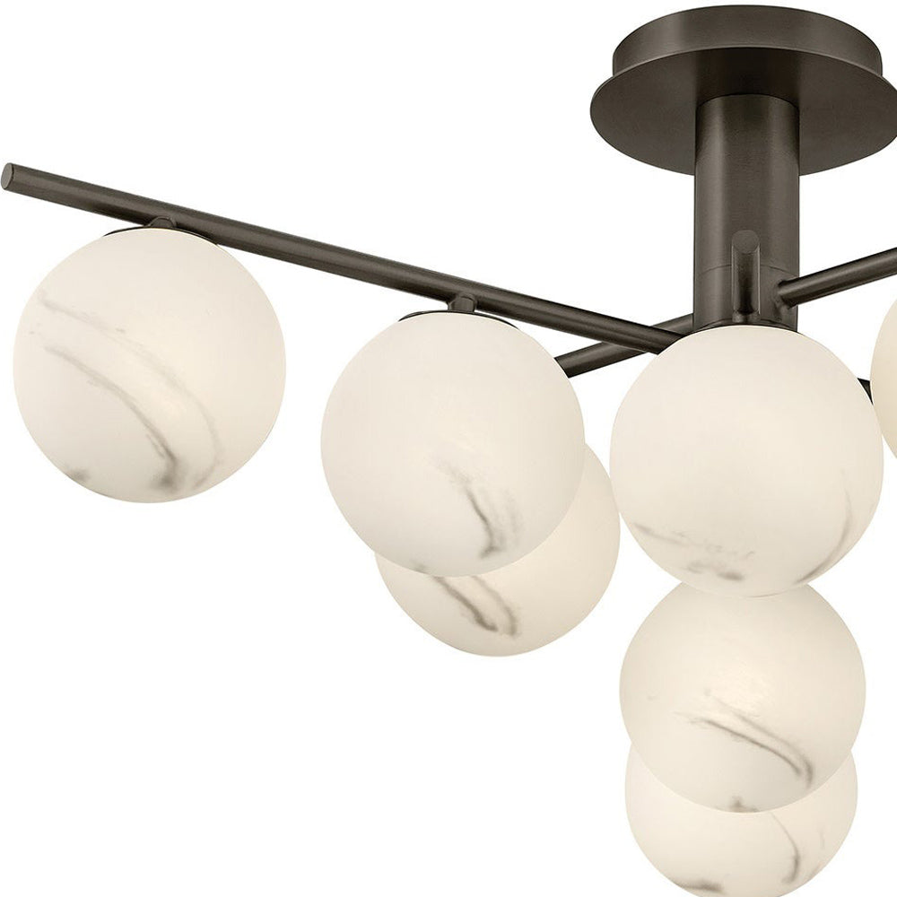 Selene Semi Flush Mount Ceiling Light in Detail.
