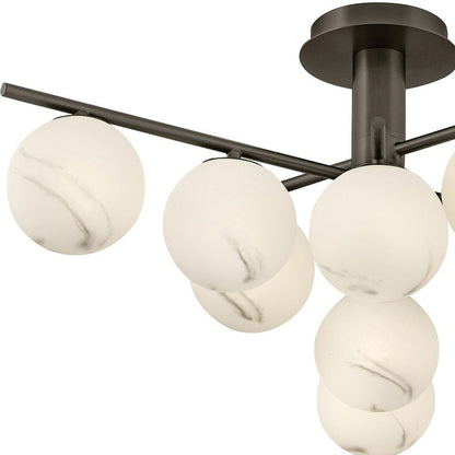 Selene Semi Flush Mount Ceiling Light in Detail.