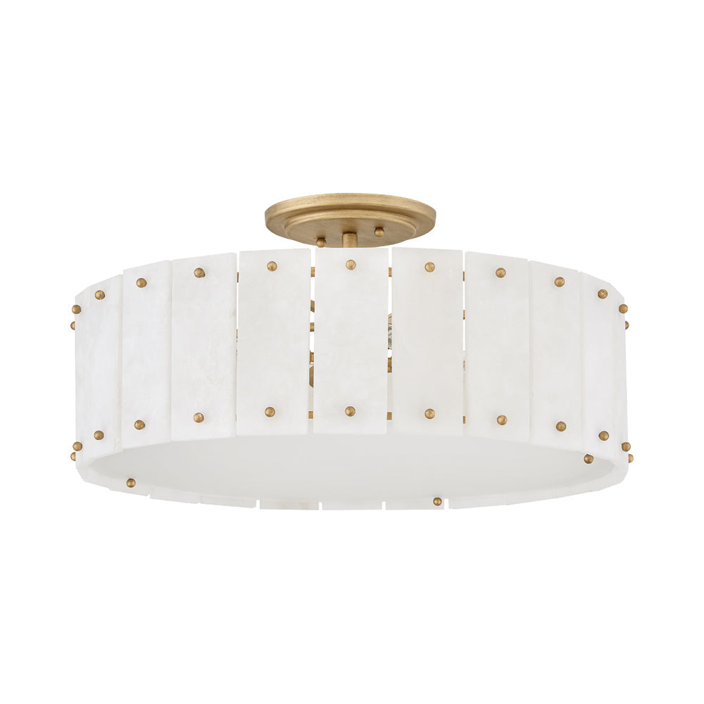 Simone Semi Flush Mount Ceiling Light in Detail.