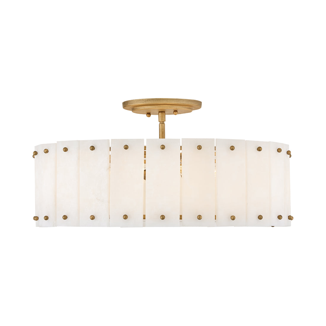 Simone Semi Flush Mount Ceiling Light in Detail.