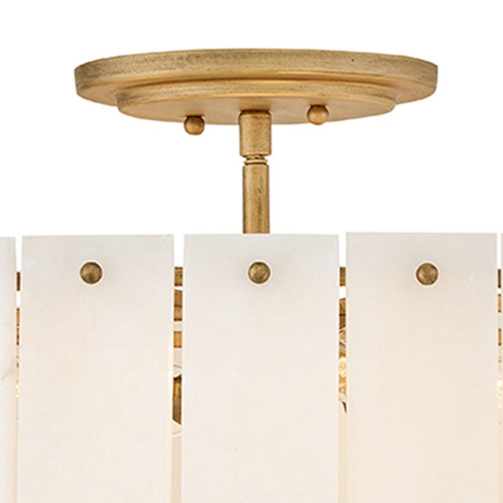 Simone Semi Flush Mount Ceiling Light in Detail.
