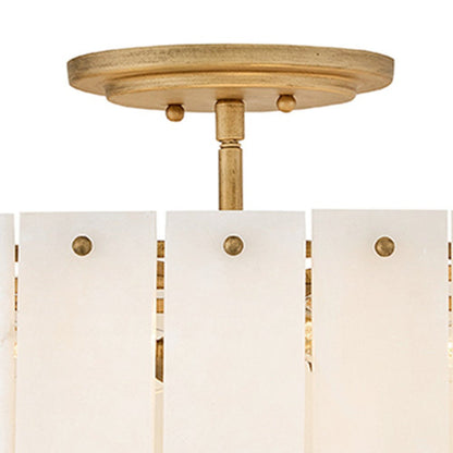 Simone Semi Flush Mount Ceiling Light in Detail.