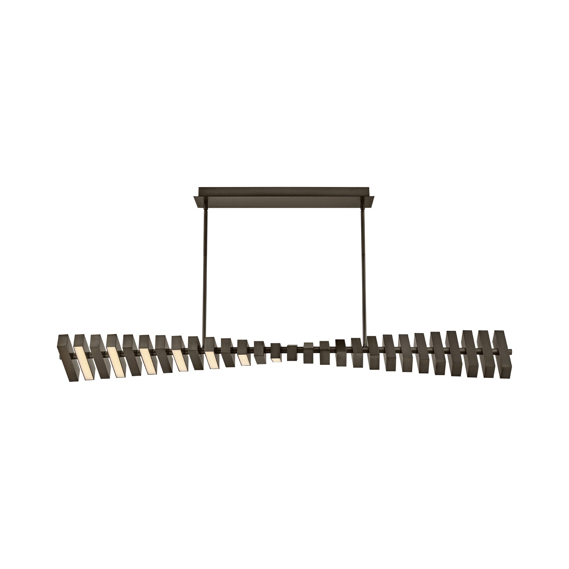 Stitch LED Linear Pendant Light in Detail.