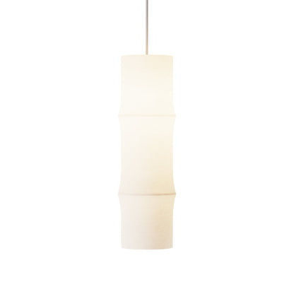 Bamboo Pendant Light in White (Medium).