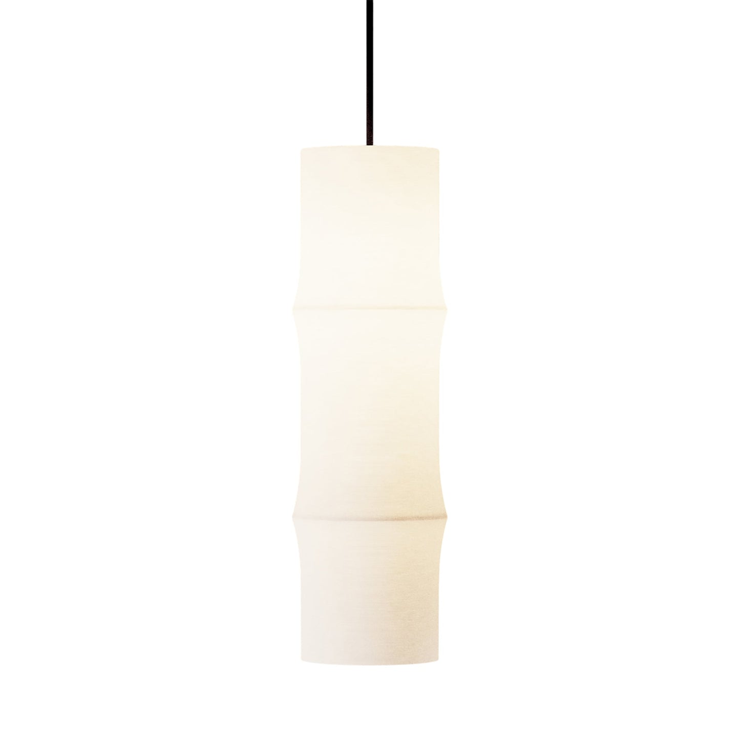 Bamboo Pendant Light in Black (Large).