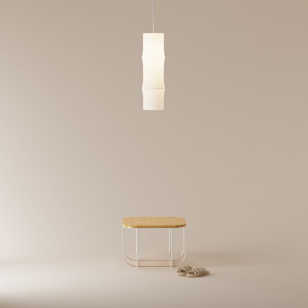 Bamboo Pendant Light in Detail.
