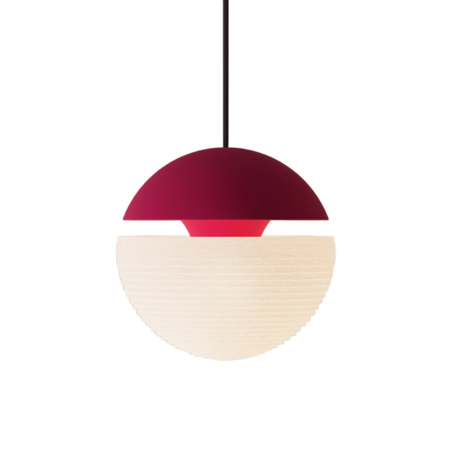 Cora 10259 Pendant Light in Hibiscus/Black.