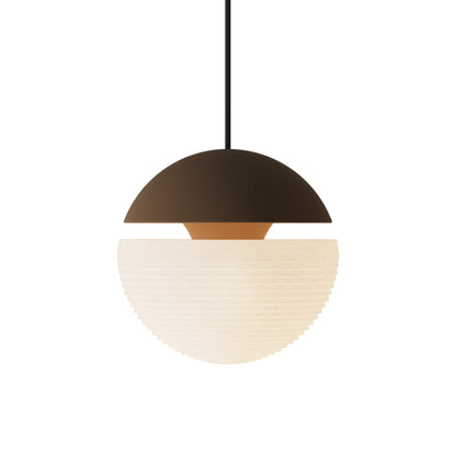 Cora 10259 Pendant Light in Walnut/Black.