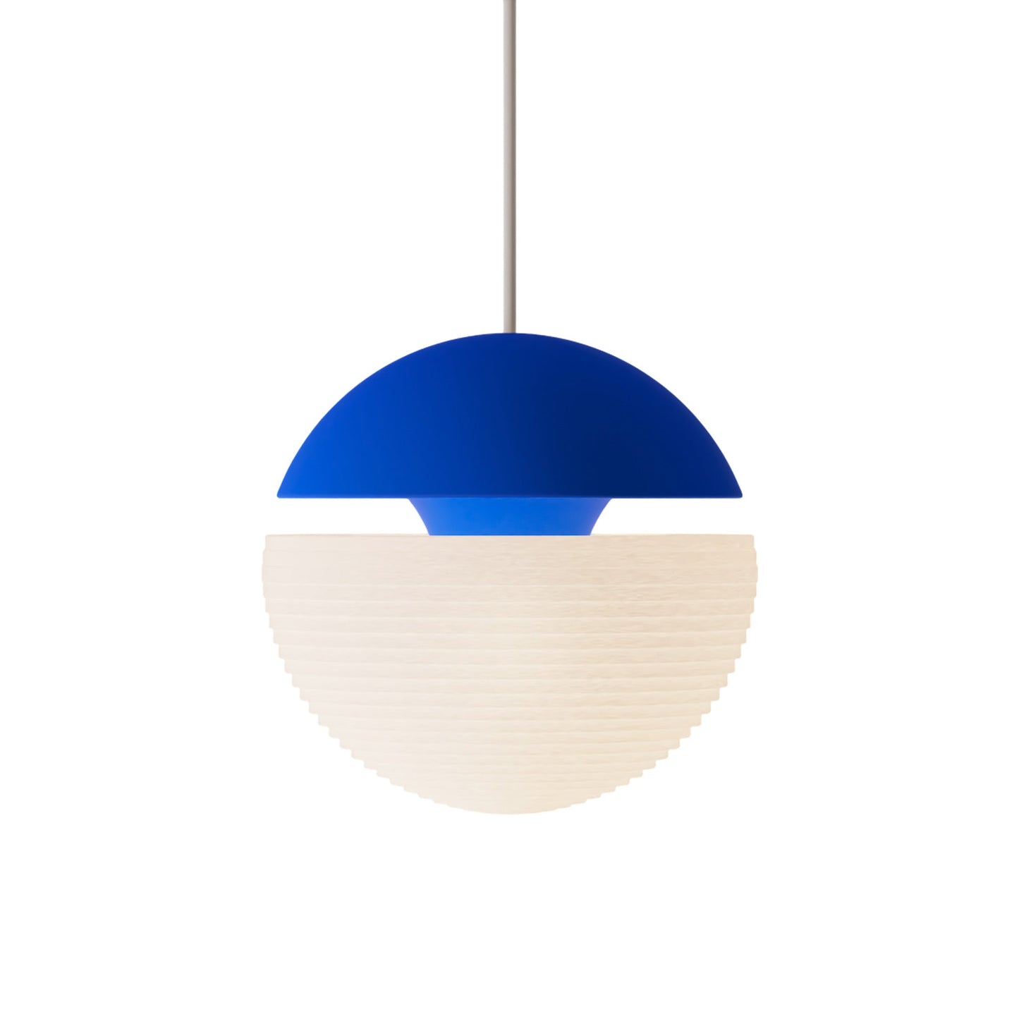 Cora 10259 Pendant Light in Cobalt/White.